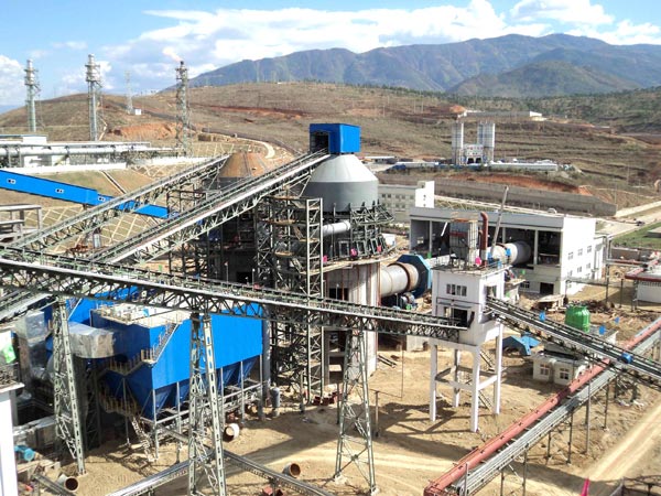 湖南怀化膨润土回转窑生产线