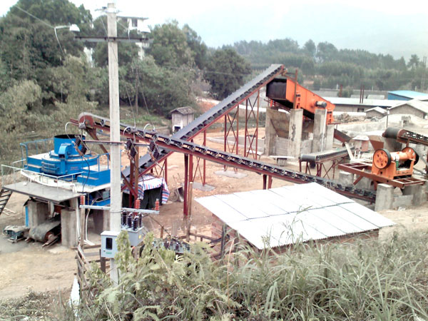 南阳鹅卵石制砂生产线