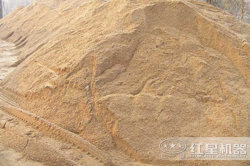 生产出来的沙子